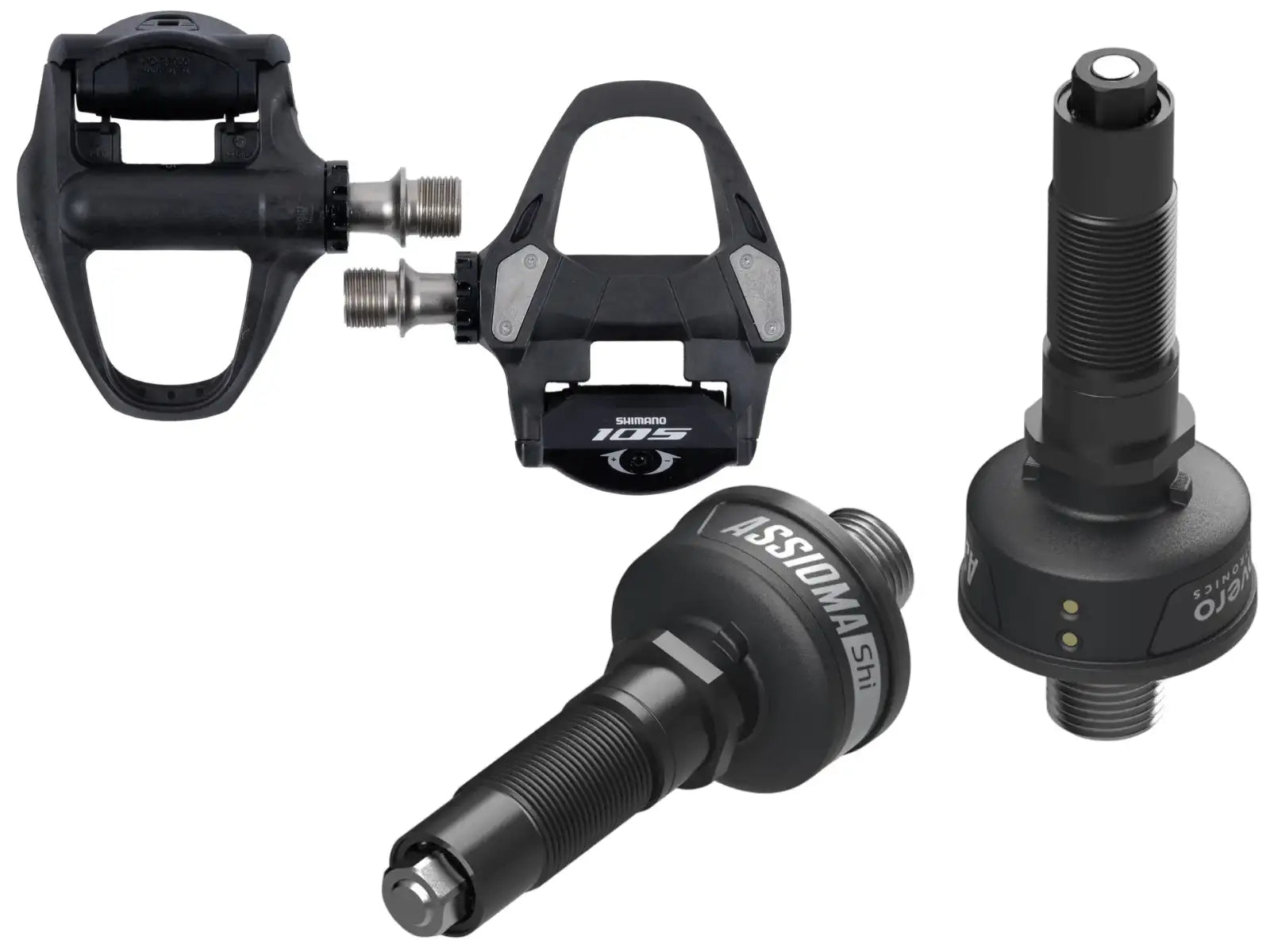 Favero Assioma Duo Shi Powermeter 105 R7000 Pedalen (Gemonteerd)