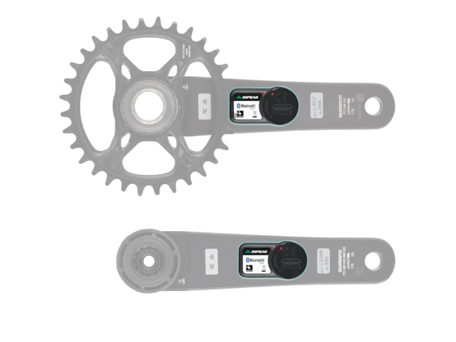 Inpeak Powercrank-E Dubbelzijdig Vermogensmeter Installatie