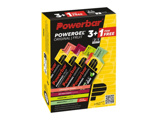 Powerbar Powergel Original Fruit Gels (3+1 Gratis)