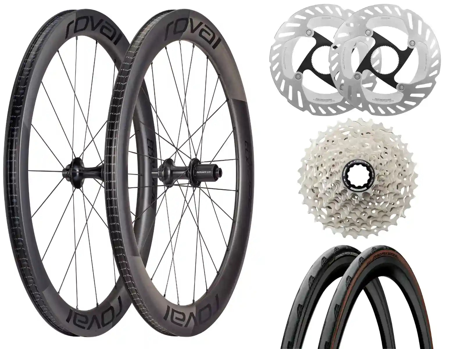 Specialized Roval Rapide CLX II Racefiets Wielset (compleet gemonteerd)